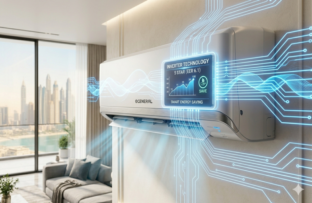 O General inverter AC installation and maintenance service in UAE